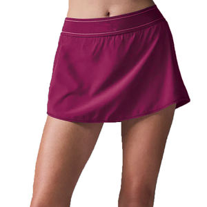 กระโปรงเทนนิสเอวยางยืดสำหรับผู้หญิง-ดีไซน์สปอร์ตและใส่สบาย - Product Image 1