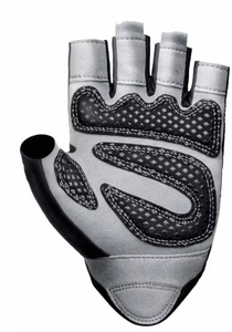 Half-<b>Finger</b> Sports Cycling Gloves Black And Gray With Anti Slip Padding For Gym Training And Riding <b>Bike</b> Racing Gloves Absorbing - Product Image 2