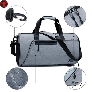 กระเป๋าเดินทางกีฬาแบบกันน้ำ 202Gray ทำจากไนลอน แฟชั่น ทันสมัย ขนาดใหญ่ จุของได้เยอะ พร้อมสายสะพายปรับได้ พกพาสะดวก - Product Image 1