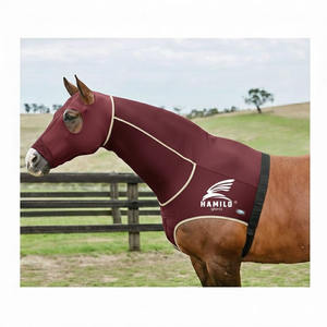 Masque anti-mouches pour chevaux 2026 : Meilleur design, protection confortable avec oreilles, respirant, élastique, et couvre-yeux en maille - Product Image 4