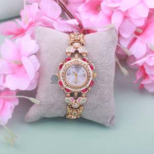 Yuvika Antique Designer Brass <b>Watch</b> Bracelet - Product Image 1