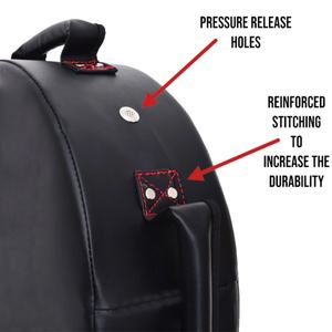 Protège-tibias ronds personnalisables avec fermeture éclair pour entraînement de MMA, Muay Thai et arts martiaux - Product Image 2