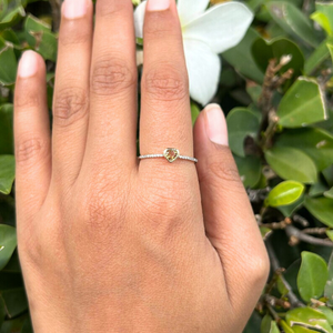 14K Gold Heart-Shaped <b>Citrine</b> <b>Ring</b> with Prong Setting - Product Image 3