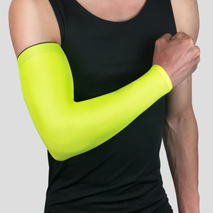 Manchon de compression élastique antidérapant pour adulte, pour moto, cyclisme, course à pied, baseball, sport, avec protection du coude par sublimation - Product Image 1