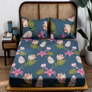 Juego de Funda Nórdica de Algodón Premium para Cama Doble, Estilo Moderno y Elegante, con 2 Fundas de Almohada, Estampado, 300 Hilos, Ecológico, para Todas las Estaciones - Product Image 2