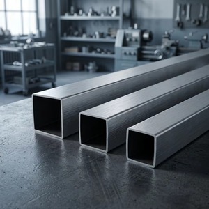 Tube carré creux en acier inoxydable industriel SS 304 316 410 pour la construction, la structure et la fabrication - Product Image 1