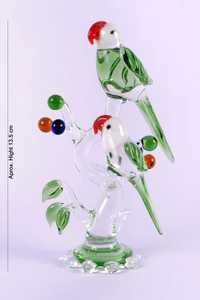 Figurine de chameau en verre soufflé à la main avec porte-bougie, hauteur 14 cm, sculpture décorative d'animal - Product Image 6