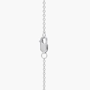 Diamond Heart Burst <b>Necklace</b> in White Gold - Product Image 3