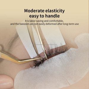 Pince à épiler professionnelle de haute qualité en acier inoxydable pour sourcils et cils, avec étiquette privée personnalisée, pointe fine, instrument de beauté - Product Image 5