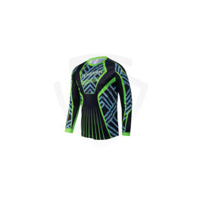 Maillot de moto personnalisé respirant imprimé par sublimation avec nom d'équipe, séchage rapide, anti-UV, vêtements de sport - Product Image 2
