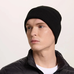 Bonnet en acrylique personnalisé unisexe, style pêcheur, avec logo sur mesure pour usage quotidien en extérieur, bonnets d'hiver haut de gamme extensibles - Product Image 3