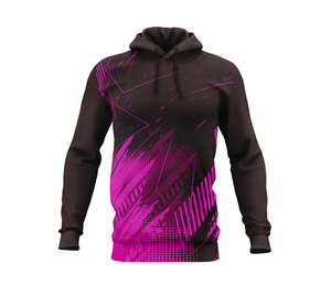 Sweat à capuche respirant entièrement imprimé par sublimation pour l'entraînement – Sweat à capuche personnalisé pour équipe, homme, femme, jeune, veste à capuche pour l'entraînement, vêtements de sport - Product Image 4