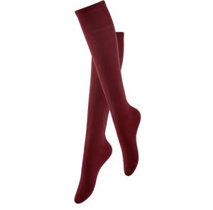 Chaussettes de sport pour hommes, couleur unie, tricotées, rouges, antidérapantes, fines - Product Image 1