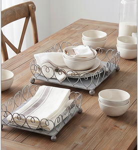 Juego de 2 servilleteros metálicos de diseño de primera calidad, perfectos para el almacenamiento elegante de papel tisú y decoración de mesa. - Product Image 6