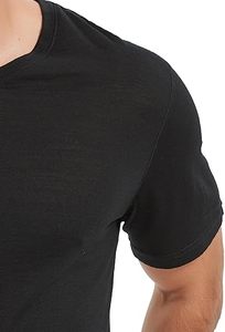 Factory Direct Sale High Quality Customizable <b>Men's</b> <b>Merino</b> <b>Wool</b> T-Shirt Lightweight <b>Base</b> <b>Layer</b> Quick Dry - Product Image 2
