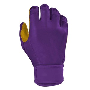 Gants de frappe en Spandex/Nylon violet avec paume rembourrée, fermeture auto-agrippante, unisexe, pour adulte, respirants et durables - Product Image 3