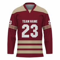 Dernier design, maillot de hockey sur glace unisexe sur mesure, taille plus, nouvelle mode, 100% polyester, respirant, séchage rapide
