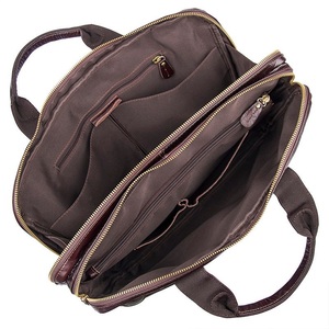 Bolsos de Negocios de Cuero ODM, Diseño Personalizado OEM, Maletín Ejecutivo al por Mayor, Bolsos de Negocios de Cuero Seguros para Almacenamiento de Archivos y Computadora Portátil - Product Image 5