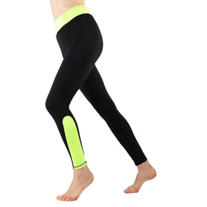 Women Activewear <b>Leggings</b> High Waist Yoga Pants <b>Neon</b> Contrast Gym Tights Stretch Workout <b>Leggings</b> Slim Fit Sports <b>Leggings</b> Run - Product Image 2