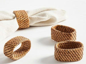 Anillo para Servilletas de Bambú, Artesanal, Ecológico, Estilo Bonito, 300 mm de Diámetro - Product Image 2