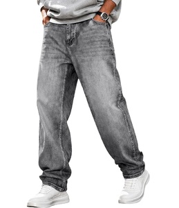 Jean en denim pour homme, coupe large, style classique, effet délavé, tendance, coupe droite classique, qualité supérieure et durable, provenance du Bangladesh. - Product Image 6