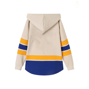 Sudadera con Capucha de Hockey Neutra Personalizada de Madera de Roble, Jersey de Hockey sobre Hielo Sublimado de Fábrica con Nombre y Número del Equipo, Sudadera Pesada al por Mayor - Product Image 2