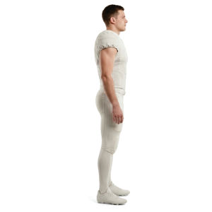 Conjunto de Uniforme de Fútbol Americano sin Mangas para Hombre, Número 12, Cuello en V, Transpirable, con Estampado por Transferencia de Calor, en Poliéster - Product Image 3