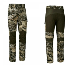 Pantalon de chasse en polaire de haute qualité, dernière collection, camouflage, poche avant décorative, coupe-vent, cordon de serrage, pour adultes - Product Image 1