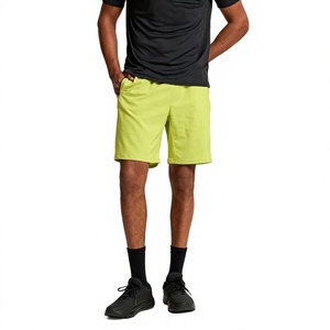 New Lime Solid Eco-Friendly Gym Shorts Quick Dry Anti-UV Running Training Workout Breathable Fitness Sportswear Lightweight - Product Image 1