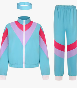 SPEZIA International Women's Color Blocked Tracksuit <b>Set</b> Full Sleeve Turndown Collar Sporty All Seasons Wear - Product Image 4