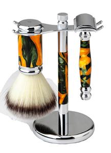 2021 Popular in Stock Stainless Steel Custom Private Label Madhav Metal SRB-73 Badger Shaving <b>Sets</b> From Gujarat with Low MOQ - Product Image 4