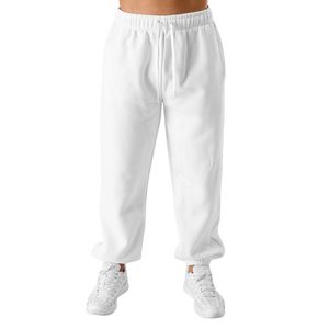 Men's <b>White</b> Oversized Sweatpants Relaxed Fit Premium Fleece <b>Jogger</b> Pants Casual Workout Gym Training Everyday Sportswear - Product Image 1