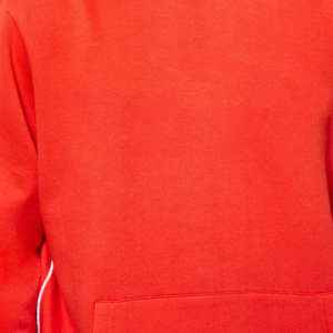 เสื้อฮู้ดแบบใหม่และกางเกงวอร์มขาบานพร้อมโลโก้พิมพ์ลายสกรีน ชุดวอร์มสีแดงสำหรับผู้ชายไซส์ใหญ่ ชุดจ็อกเกอร์สำหรับฤดูหนาว - Product Image 5