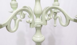 Fancy Indian Classical Hand Crafted Metal Marque Aluminum Powder Coated 5 Arms Antique Color Wedding <b>Candelabra</b> - Product Image 4