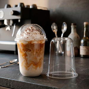 Viet Nam Wholesale Disposable PET/PP Single Wall <b>Plastic</b> <b>Cups</b> 95mm 16/20/24 oz Iced Coffee <b>Cups</b> Lids Cold Tea Beverages Desserts - Product Image 1