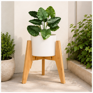 Eco-Friendly Wooden Plant Stand Modern Indoor Flower <b>Pot</b> <b>Holder</b> for Living Room and Balcony Wooden Planter Display Rack - Product Image 4