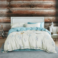 Cloudland Qinghuan imprimé Designer 100% drap de lit coton housse de couette ensembles de literie de luxe taie d'oreiller reine 3 pièces
