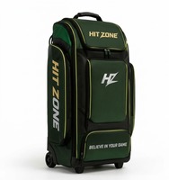 Bolsa de Cricket Hit Zone Premium 1000D, Gran Capacidad, Tela Resistente para Jugadores, Múltiples Secciones de Almacenamiento