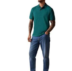 Polo pour homme, coupe confortable, manches courtes, col classique, décontracté, pour l'été, les sports de plein air, le quotidien, noir, doux, élégant - Product Image 3