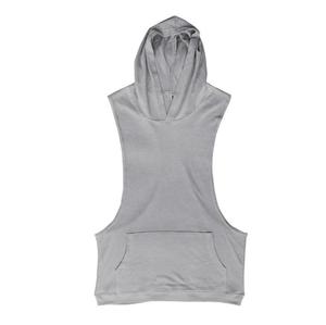 Débardeur de sport à capuche sans manches pour homme, idéal pour la musculation et l'entraînement en salle de sport - Product Image 3