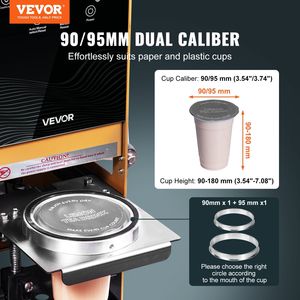 Macchina Sigillatrice Automatica per Bicchieri Alti 180 mm, 500-650 Bicchieri/Ora, Elettrica per Sigillatura Tè Boba - Product Image 2