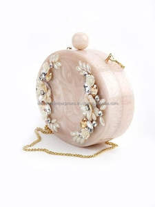 Bolso de mano de resina elegante más vendido para eventos nocturnos disponible a precio mayorista de proveedor indio - Product Image 6