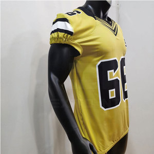 Maillot de football américain à manches courtes, léger, respirant, vêtements de sport professionnels, impression par transfert thermique - Product Image 4