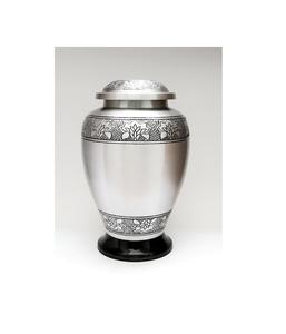 Urnes funéraires métalliques haut de gamme pour cendres humaines, offrant un hommage intemporel avec une finition durable, idéales pour la commémoration familiale. - Product Image 2