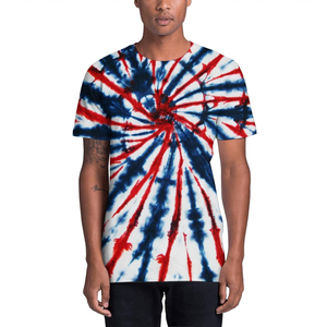 Productos Nuevos y Populares 2026, Ropa Urbana Original de Hip Hop, Camiseta Tie Dye Lisa sin Marca para Hombre, de Manga Corta, Transpirable, OEM - Product Image 1