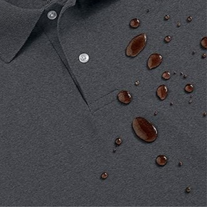 Polo à manches longues pour homme en mélange de coton, fermeture à deux boutons, coupe classique, haut décontracté et élégant - Product Image 4