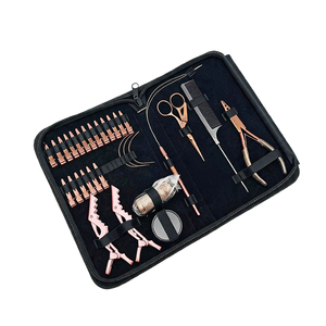 Juego de Herramientas Profesionales de Alta Calidad para Extensiones de Cabello con Pinzas de Acero Inoxidable y Logotipo Personalizado, Incluye Kit de Agujas Nano - Product Image 2