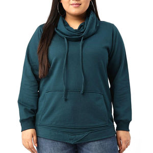 PIHA SPORTS Men's Winter Casual Double Terry Fleece Hoodie Solid Color Warm Windproof Breathable Eco-Friendly Stylish Zip - Product Image 1