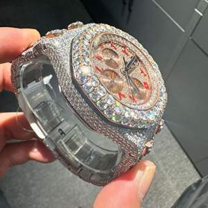 Reloj de Diamantes Moissanite DEF de Alta Calidad, Estilo Hip Hop, con Mecanismo Mecánico Automático y Manual - Product Image 2