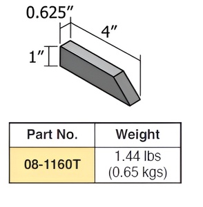 Barre de rivetage pneumatique en tungstène robuste personnalisée pour opération de rivetage solide - Modèle 08-1160T par Alva Engineers - Product Image 1